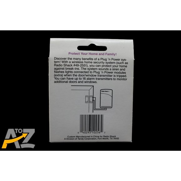 Radio Shack 49-2585 Alarm Transmitter Door Window Wireless Plug n Power - Picture 12 of 12